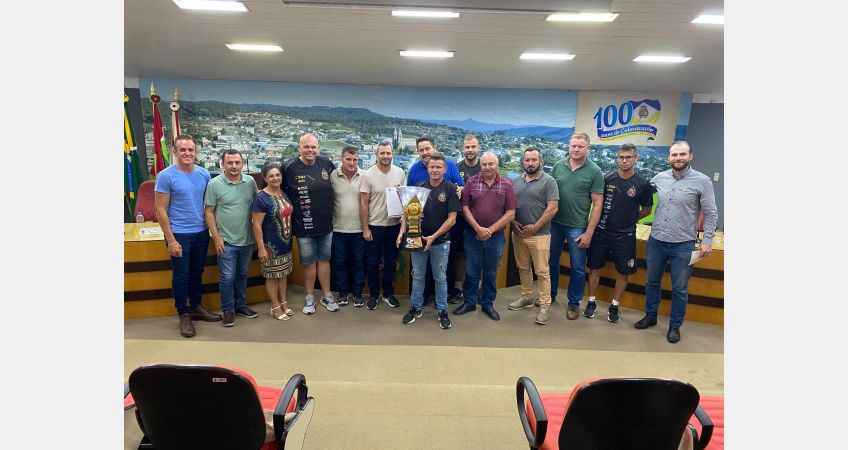 CME Taió recebe Moção pelas conquistas no Torneio de Verão CME Taió recebe Moção pelas conquistas no Torneio de Verão
