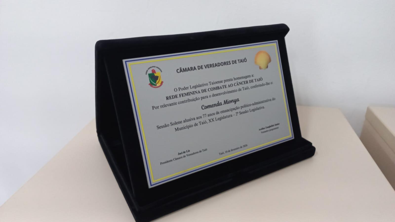 Sessão solene celebrará 77 anos de emancipação de Taió